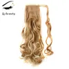 Rebeauty Hair 20 pouces de long ondulé enveloppement autour des postiches faux cheveux Extensions de queue de cheval haute température fibre synthétique cheveux Extensi2559202