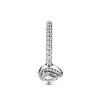 Real 925 Sterling Silver Tear Drop CZ Diamond Ring com logotipo e jóias de noivado de anel de casamento de caixa de caixa original para mulheres W1301V