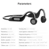 Hete gloednieuwe B1 Bone Geleiding Bluetooth -headset 8GB Card Outdoor Sport Waterdichte draadloze hoofdtelefoons met microfoon Handsfree -oortelefoons
