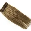 2019 Nya produkter Hår Andra anpassade färg tillgängliga 6D Human Hair Extensions P6 / 613 # Markera 50gram / väska kan skrivas med järn