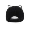 Chapeaux Femmes Casquette de Baseball Hip Hop Réglable Performance Courbe Cap Chat Oreille Chapeau Casquette Crocodile