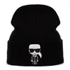 Karl Hop Designer Skallies Cap Sticke Hat Sticked Beanie Winter Hat Hat Solid Accessory Costume Warm Winter Gifts3392998