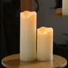 Flameless desigual Borda Electrical parafina LED Candle para o partido de casamento Decoração de Natal Início and Lovely Night Light