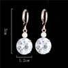 Mariage magnifiquement ensemble de bijoux goutte d'eau CZ ensembles de bijoux or argent plaqué collier boucles d'oreilles fête de mariage ensembles de bijoux de mariée