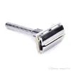 Verstelbare veiligheidsscheermes QShave Mens Scheren Dubbele Edge Classic Safety Razor Blade Blootstelling Zes Niveaus 1 Handvat 1 Blades