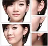 No Allergic 2CTPiece Solitaire Earrings Dangle Synthetic Diamond Round Drop Earrings for Women Wedding Jewelry Sterling 925 Silve7552434