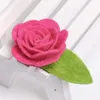 HELA 40PCSLOT Kids Hair Clips Cute Pure Handmade Felt blommig Rose Hairpin Multicolor Small Size 3cm Flower Girls BB Pin8648074