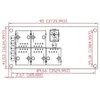 Freeshippping tamanho pequeno 5 Porta 10 / 100Mbps RJ45 Fast Ethernet Módulo de Interruptor de Ethernet Direto Venda Ethernet Módulo de Placa de PCB Rápido PCB