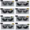 2020 DHL Bezpłatne 3D Mink rzęsy Norek fałszywe rzęsy Soft Natural Grube Fake Eyelashes 3D Eye Lashes Extension 20 Style