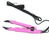 Roze Kleur Loof Haar Verlengijzer Keratin Bonding Tools Fusion Heat Connector Wand gebruikt voor platte tip haar