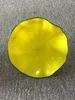 Contemporary Yellow Lamps Flower Creative Art Mosaic Plate Hotel Home Decor Murano Glass Decorative Plates