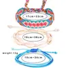 Cuerda tejida hecha a mano Vsco Shell pie tobillera tobillo descalzo pulsera amistad tobilleras para mujeres playa bohemia Boho pierna joyería al por mayor