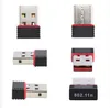 USB NANO Mini Wireless WiFi Dongle Receiver Adapter Network LAN Kort PC 150Mbps USB 2.0 Trådlöst nätverkskort IEEE 801.11n