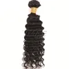 Vame Braziliaanse natuurlijke kleur Diepgolf Zacht Menselijk Haar Weave 10 "-26" Extensions