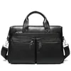 Evrak çantaları MVA evrak çantası erkekler gerçek deri çanta erkekler çanta ofis dizüstü bilgisayar çantaları belgeleri bilgisayar 14 inç1