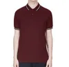 Polos pour hommes T-shirt Fashion broderie manches courtes sur le col