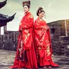 Couples chinois robe robe dragon Phoenix correspondant hommes femmes rouge noir Royal Costume qualité Antique mariage Hanfu pour les Chinois d'outre-mer