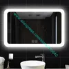 NEW ARRIVAL Double Key LED Mirror Touch Sensor Switch to Remove Mist Adjust Brightness and Colour of Light Blue White Back Light