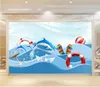 Customized photo wallpaper 3d murals wallpapers Sea abstract children room cartoon murals background wall papers home decoration painting