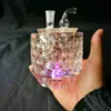 Water Cube Hookah, Groothandel Glas Bongs Accessoires, Glas Water Pijp Roken, Gratis Verzending