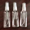 50ml PET Tomma plastdimma sprayflaskor kosmetisk botella rellenable Reseunderflaska Dispenser Pump Påfyllningsbar Kosmetika Fin Mistflaska