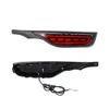 2PCS For Honda Jazz Fit 2018 2019 2020 Rear Fog Lamp Car LED Rear Bumper Light Brake Light Flowing Turn Signal Reflector