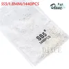 SS3ss8 1440 pièces cristal clair AB or Flack 3D Non fix FlatBack décorations Nail Art strass pour vêtements 07318873611