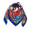 WholeNew 90CM90CM 100 soie matériel imprimé spinnaker bateau motif design mode carré foulard en soie pour les femmes 7939852