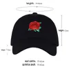 Fashion Rose Rose Rose Righted Cotton Baseball Caps Solid Snapback Cap Hat Regolable Dad Hat Whole Hat2846359