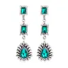 Boucles d'oreilles pendantes à la mode Boucles d'oreilles pendantes en cristal multicouches pour femmes Bijoux de mariage luxueux pour le dîner livraison gratuite