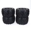 Tillbehör 4st Set Wheel Rim and Rubber Tires Traxxas Slash VKAR för 110 Monster Bigfoot Truck262K