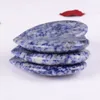 Blue Sodalite Gua Sha Tool Gua Sha naturale Massaggiatore facciale Massaggio Corpo Collo Mento Anti invecchiamento Rughe Gonfiore Bellezza Guarigione Strumento per la cura della pelle