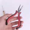 Saç Uzatma Aracı Kiti Tüy pullu Hook Çekme İğne 100 PCS Mikro Silikon Bağlantı Halkaları Kahverengi Boncuk Döngüler Diy Saç Stil Araç2916697