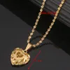 Trendy cuore collana pendente donne uomini amanti gioielli in rame regalo di San Valentino ciondoli fantasia romantica all'ingrosso bijoux