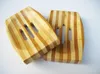 Porte-savon en bambou écologique Protection de l'environnement créative Porte-savon en bambou naturel Porte-savon de séchage 2 styles