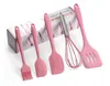 Juegos de utensilios de cocina Utensilios de cocina de silicona Utensilios de cocina antiadherentes Juegos de herramientas de cocina de silicona Batidor de huevos Espátula Cepillo de aceite Utensilios de cocina Utensilios LSK184