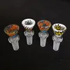 Nuevo recipiente de vidrio masculino de 14 mm con recipiente de vidrio para fumar de color burbuja para bongs de agua de vidrio Dab Rigs Tazones de tabaco XL-SA06