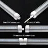 LED-winkel lichtarmatuur 8FT T8 72W 7200LM Clear Cover 6000K White Tube Light Plug and Play voor Garage Warehouse 25-Pack