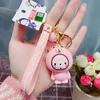 2019 New Crown Monkey Chain Key Chain Cute Kew Tornychain Girl Girl Bag Borse Pendant Embellishing Keychain Girls Fashion 4567