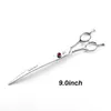 7" 7.5''8''9 '' Stainless animal Shears Grooming Set tesoura de corte tesouras diluindo Up Curvo Tesoura animais Shears Y1001