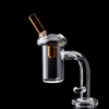 20mm OD Quartz Enail Nails With Glass Carb Cap 10mm 14mm 18mm Manliga kvinnliga leder Kvarts Eanil Banger Nails Suitfor Coil Heater