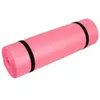 15mm tjock nbr Non glid yoga matta / fitnessmatta med paketväska 183x61x1.5 (cm) rosa