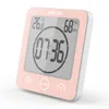 NEW LCD Digital Wall Clock Bathroom Clock Waterproof Shower Timer Temperature Humidity Wall Shower Kitchen Timer