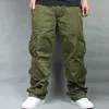 Pantalon Cargo multi-poches hommes pantalon décontracté ample hommes survêtement bas extérieur tactique Joggers Streetwear homme vêtements grande taille 6XL