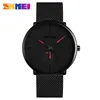 SKMEI Fashion Men Watch Quartz Wristwatches Women Watches 30M Waterproof Big Dial Display Quartz Watch relogio masculino 9185311U