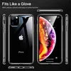 iPhone 11 Pro Max Xs Max XR X 8 7 Artı 6S için İnce Ultra Slim Fit Kristal Jel Şeffaf Yumuşak TPU Telefon Kılıfı Şeffaf Kapak