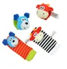 Wrist Rattle Foot Finder Baby Toys Socks Plush Wrists Rattles Feet Babys Sock Toy DHL 1000pcs8699897