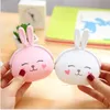 Silicone Coin Purse Cute Cartoon Rabbit Coin Purse Women Girls Small Wallet Mini Key Bag Children Kids Gift ST330