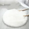 Wholesale lã como rodada tapete tapete tapete sala de estar quarto cama mesa de café tapete macio absorvente super forte diâmetro 160 cm