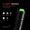 Protable LED-zaklamp XML-T6 Tactische zaklampen Mini Torch Waterdichte Pocket Outdoor Zoomable Lanterna Lighting Bike Light